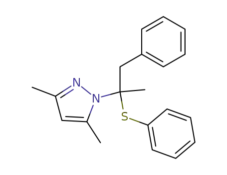 2-(3,5-dimethyl-1H-pyrazol-1-yl)-1-phenyl-2-(phenylthio)propane