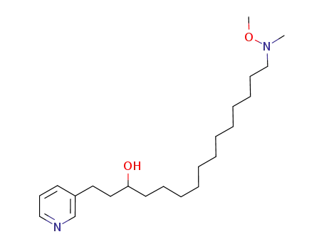 15-(methoxy-methyl-amino)-1-pyridin-3-yl-pentadecan-3-ol