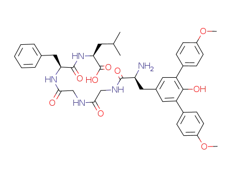 H-Tyr-3,5-di-(4-OMe-Ph)-Gly-Gly-Phe-Leu-OH