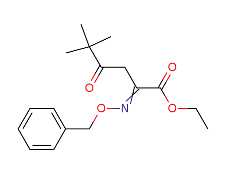 ethyl 2-(benzyloxyimino)-5,5-dimethyl-4-oxohexanoate