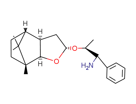 (S)-1-Phenyl-2-((1R,2R,4S,6R,7R)-1,10,10-trimethyl-3-oxa-tricyclo[5.2.1.0<sup>2,6</sup>]dec-4-yloxy)-propylamine