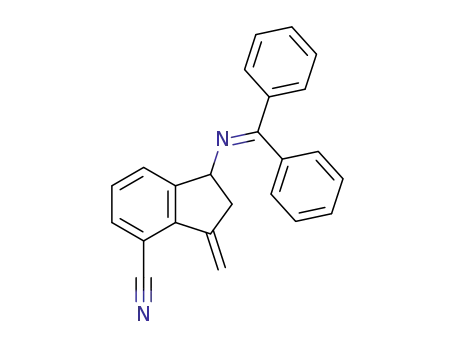 1-(benzhydrylidene-amino)-3-methylene-indane-4-carbonitrile