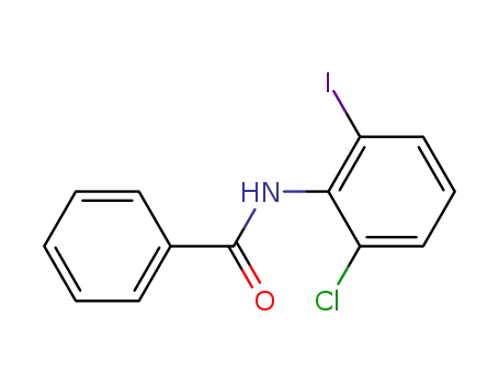 Molecular Structure of 90493-89-3 (Benzamide, N-(2-chloro-6-iodophenyl)-)