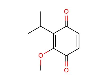 Molecular Structure of 123151-46-2 (2-methoxy-3-isopropyl-1,4-benzoquinone)