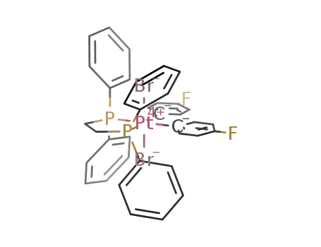 trans-[PtBr<sub>2</sub>(C<sub>6</sub>H<sub>4</sub>F)2(dppe)]