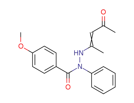 4-(N'-4-methoxybenzoyl-N'-phenylhydrazino)pent-3-en-2-one