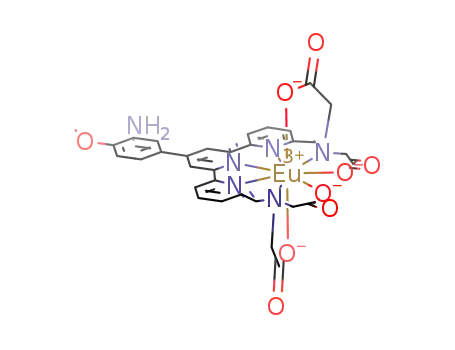Molecular Structure of 151175-68-7 (Eu((OOCCH<sub>2</sub>)2NCH<sub>2</sub>(C<sub>5</sub>H<sub>3</sub>N))2(C<sub>5</sub>H<sub>2</sub>N)C<sub>6</sub>H<sub>3</sub>(OCH<sub>3</sub>)NH<sub>2</sub><sup>(1-)</sup>)