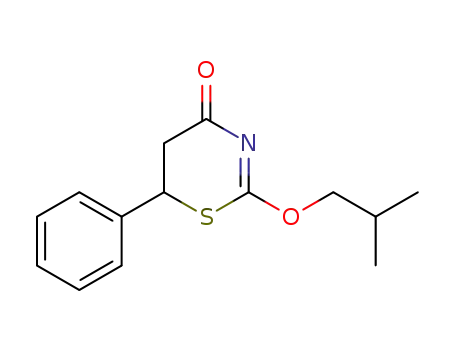 2-isobutoxy-6-phenyl-5,6-dihydro-4H-1,3-thiazin-4-one