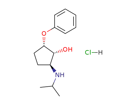 trans-2-<(1-methylethyl)amino>-cis-5-phenoxycyclopentanol hydrochloride