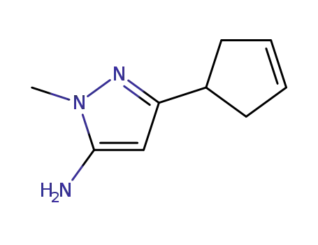 5-Cyclopent-3-enyl-2-methyl-2H-pyrazol-3-ylamine