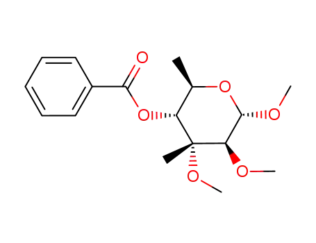 Benzoic acid (2R,3R,4R,5S,6S)-4,5,6-trimethoxy-2,4-dimethyl-tetrahydro-pyran-3-yl ester