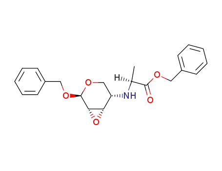 benzyl 2,3-anhydro-4-<(L-alanine benzyl ester)-N-yl>-4-deoxy-β-L-rybopyranoside