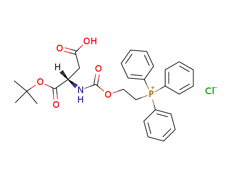 N-<2-(Triphenylphosphonio)ethoxycarbonyl>asparaginsaeure-1-tert-butylester-chlorid