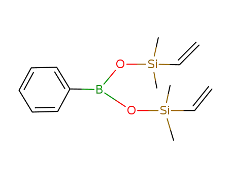 C<sub>6</sub>H<sub>5</sub>B(OSi(CH<sub>3</sub>)2CHCH<sub>2</sub>)2