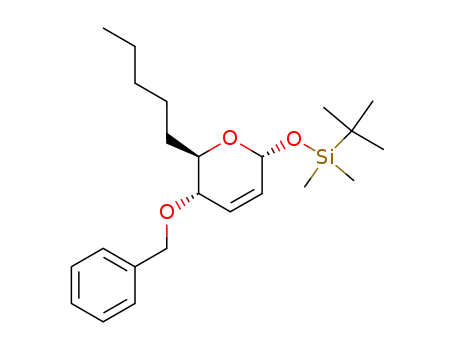 ((2R,5S,6R)-5-Benzyloxy-6-pentyl-5,6-dihydro-2H-pyran-2-yloxy)-tert-butyl-dimethyl-silane
