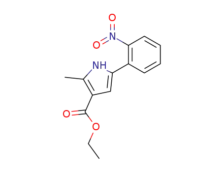 ethyl 5-methyl-2-(2-nitrophenyl)-pyrrole-4-carboxylate
