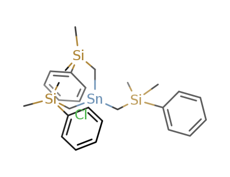 Molecular Structure of 107735-17-1 (Silane, [(chlorostannylidyne)tris(methylene)]tris[dimethylphenyl-)