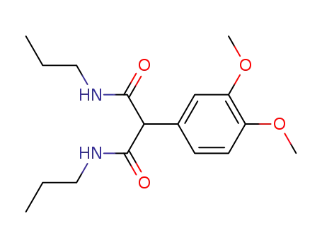 2-(3,4-Dimethoxy-phenyl)-N,N'-dipropyl-malonamide