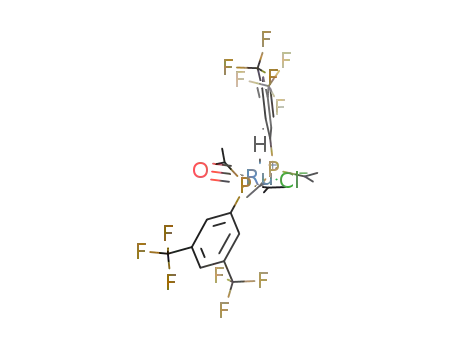 RuHCl(CO)(P(i)Pr<sub>2</sub>[3,5-CF<sub>3</sub>)2C<sub>6</sub>H<sub>3</sub>])2