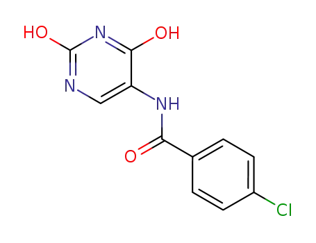 4-chloro-N-(2,4-dioxo-1,2,3,4-tetrahydropyrimidin-5-yl)benzamide