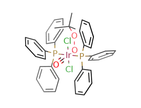 {IrCl<sub>2</sub>(OOC(CH<sub>3</sub>)3)(CO)(P(C<sub>6</sub>H<sub>5</sub>)3)2}