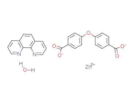 Molecular Structure of 862594-18-1 ([Zn(4,4'-oxybis(benzoate))(1,10-phenanthroline)]n*H<sub>2</sub>O)