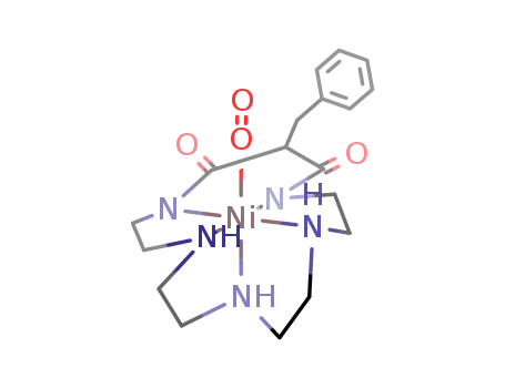 Molecular Structure of 82149-93-7 (Ni(15-benzyl-1,4,7,10,13-pentaazacyclohexadecane-14,16-dione)(O<sub>2</sub>))