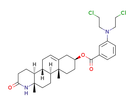 (4aS,4bR,8S,10aR,10bS,12aS)-10a,12a-dimethyl-2-oxo-1,2,3,4,4a,4b,5,7,8,9,10,10a,10b,11,12,12a-hexadecahydronaphtho[2,1-f]quinolin-8-yl 3-[bis(2-chloroethyl)amino]benzoate