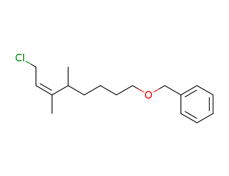 (2Z)-benzyloxy-3,4-dimethyl-2-octenyl chloride