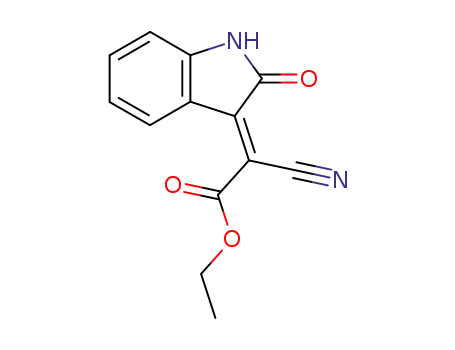 Molecular Structure of 14003-19-1 (ETHYL 2-NITRILO-2-(2-OXOINDOLIN-3-YLIDENE)ACETATE)