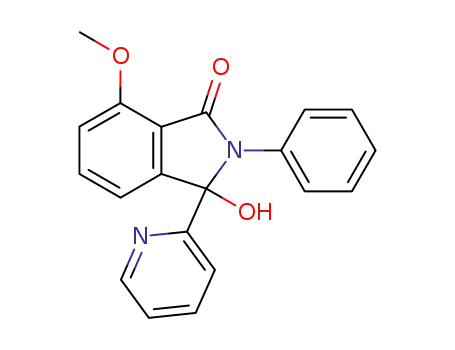 3-hydroxy-7-methoxy-2-phenyl-3-(2-pyridyl)-2,3-dihydro-1H-isoindolin-1-one