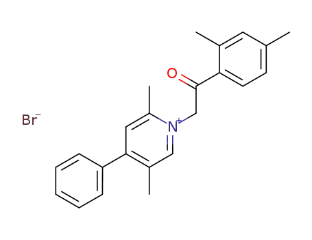 1-[2-(2,4-Dimethyl-phenyl)-2-oxo-ethyl]-2,5-dimethyl-4-phenyl-pyridinium; bromide