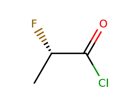 Molecular Structure of 87337-51-7 ((+)-2(S)-fluoropropionyl chloride)