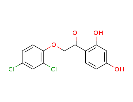 2-(2,4-Dichlorophenoxy)-1-(2,4-dihydroxyphenyl)ethanone