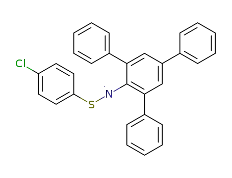 Molecular Structure of 128529-42-0 (N-<(4-chlorophenyl)thio>-2,4,6-triphenylanilino radical)