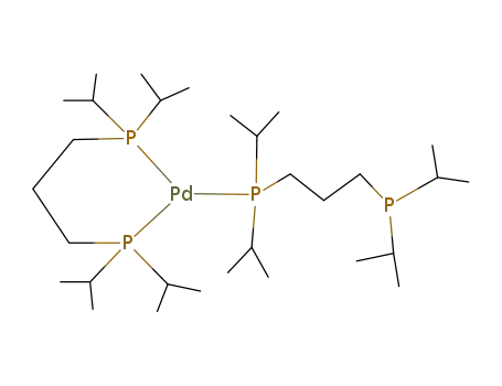 Molecular Structure of 123333-45-9 ([P,P'-1,3-BIS(DI-I-PROPYLPHOSPHINO)PROPANE][P-1,3-BIS(DI-I-PROPYLPHOSPHINO)PROPANE]PALLADIUM (0))