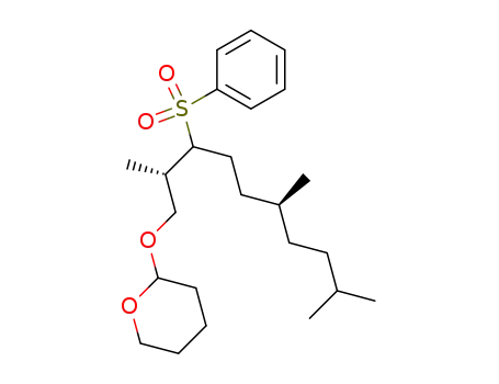 (2S,3RS,6S)-trimethyl-3-(phenylsulfonyl)decyl tetrahydropyranyl ether