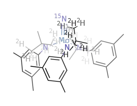 Mo<sup>(15)</sup>N(N(C(C<sup>(2)</sup>H<sub>3</sub>)2CH<sub>3</sub>)(C<sub>6</sub>H<sub>3</sub>(CH<sub>3</sub>)2))3