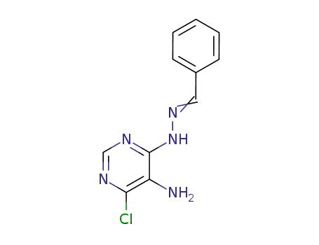 5-amino-4-benzylidenehydrazino-6-chloropyrimidine