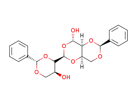 Molecular Structure of 76696-05-4 ((cyclic)-Bis(2,4-O-benzyliden-D-threose)-1,1':3,1'-Acetal)