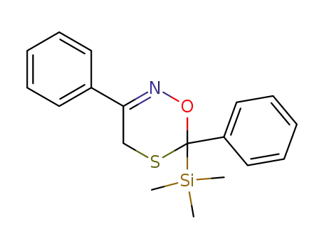 3,6-diphenyl-6-trimethylsilyl-4H-1,5,2-oxathiazine