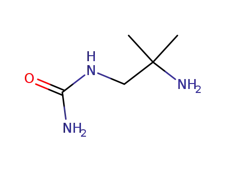 Molecular Structure of 87484-83-1 ((2-AMINO-2-METHYL-PROPYL)-UREA)