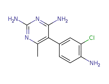 2,4-Pyrimidinediamine, 5-(4-amino-3-chlorophenyl)-6-methyl-