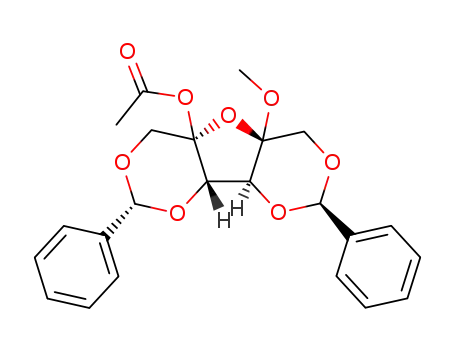 (2R,5S)-2-C-acetoxy-2,5-anhydro-1,3:4,6-di-O-benzylidene-5-C-methoxy-D-threo-hexitol