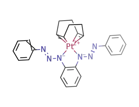 (η2,η2-cycloocta-1,5-diene)bis(phenyltriazenide)benzene-platinum(II)