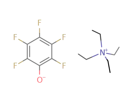 (C<sub>2</sub>H<sub>5</sub>)4N<sup>(1+)</sup>*C<sub>6</sub>F<sub>5</sub>O<sup>(1-)</sup>=(C<sub>2</sub>H<sub>5</sub>)4NOC<sub>6</sub>F<sub>5</sub>