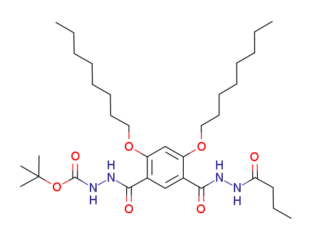 N<sub>1</sub>'-butyryl-N<sub>3</sub>'-Boc-4,6-bis(octyloxy)benzene-1,3-dihydrazide