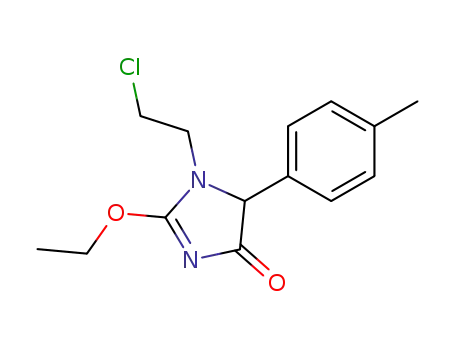 1-(2-chloroethyl)-2-ethoxy-5-(4-methylphenyl)-2-imidazolin-4-one