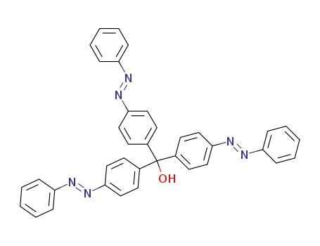 Molecular Structure of 128527-08-2 (4,4',4''-Tris(phenylazo)triphenylmethanol)