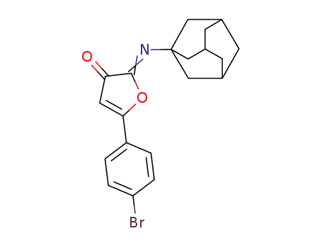 5-(4-Bromophenyl)-2-(tricyclo(3.3.1.1(sup 3,7))dec-1-ylimino)-3(2H)-furanone